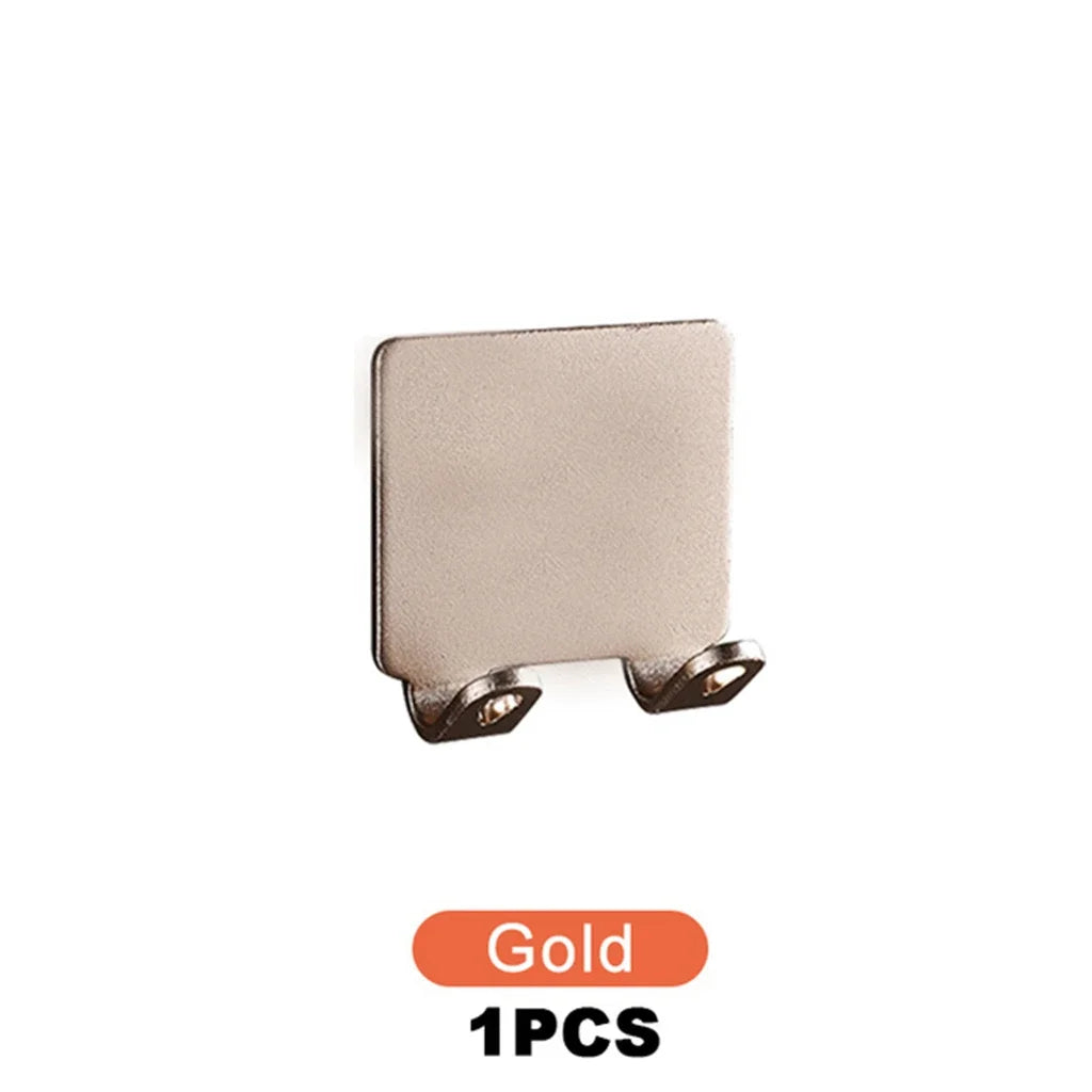 Soporte de Acero Inoxidable para Rastrillo - Adhesivo de Pared Sin Taladro