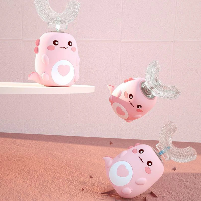 Cepillo Eléctrico 360° para Niños - Limpieza Automática en "U"