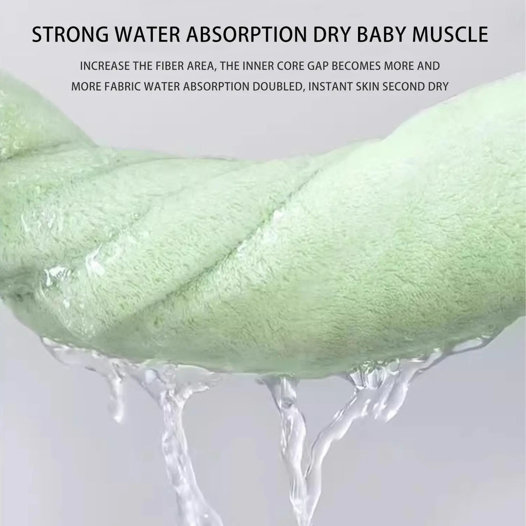 Toalla de Microfibra con Capucha - Ultra Absorbente y Suave