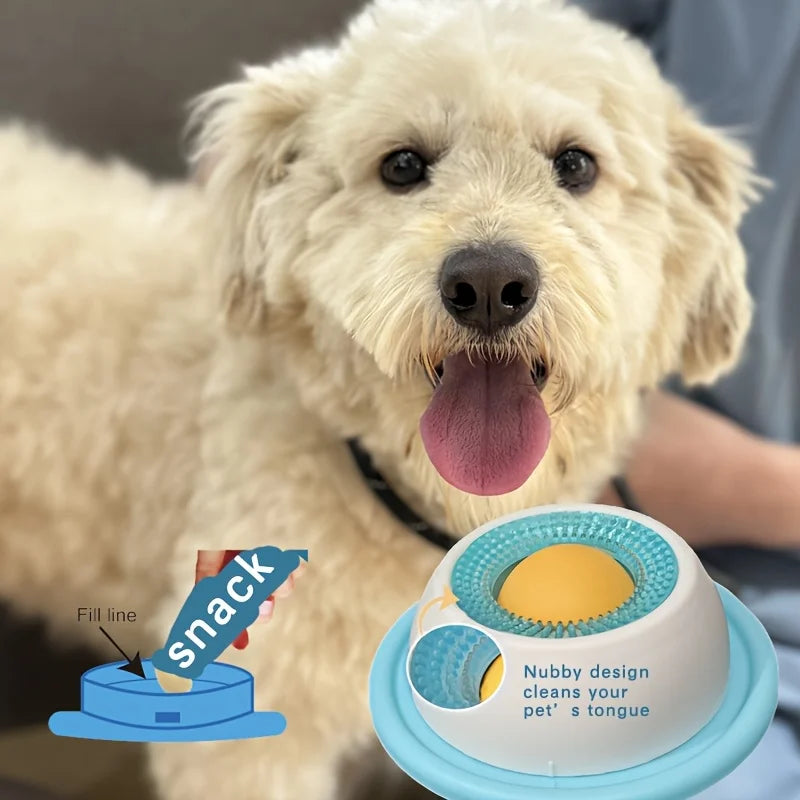Plato de Lameo Relajante: Juguete Interactivo Anti-Ansiedad para Mascotas