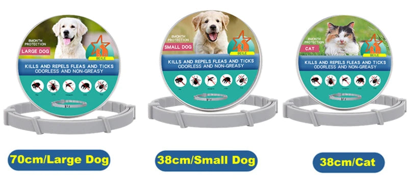 Collar Antipulgas y Garrapatas para Mascotas (8 Meses) - DarExpress™