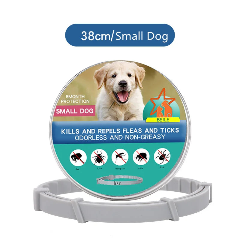 Collar Antipulgas y Garrapatas para Mascotas (8 Meses) - DarExpress™