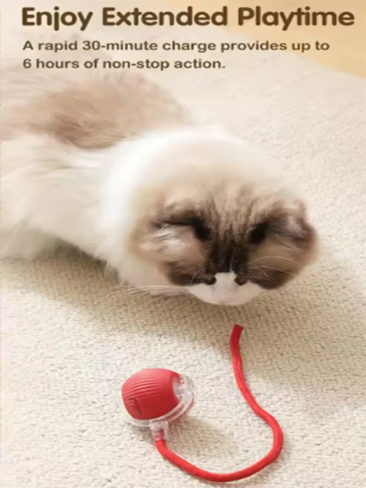 Pelota Inteligente Interactiva para Perros y Gatos - Sensor de Obstáculos y Movimiento Real