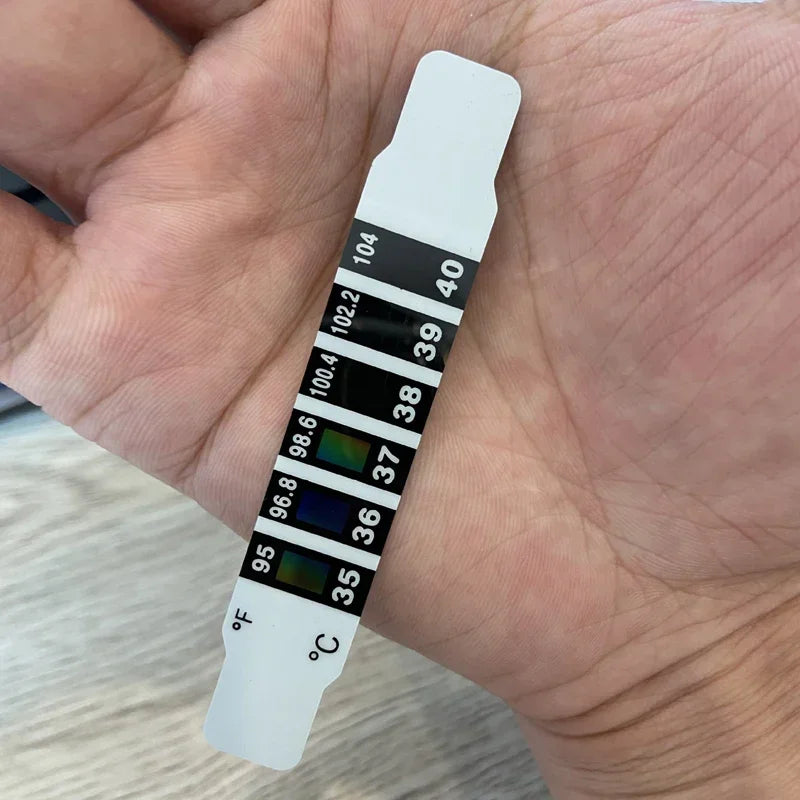 Set de Tiras Termómetro para Bebé - Monitoreo de Fiebre sin Contacto
