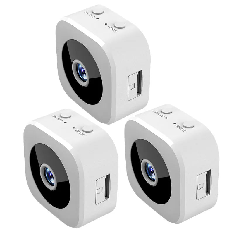 Set de Mini Cámara de Seguridad WiFi HD - Monitor de Bebé y Vigilancia Remota