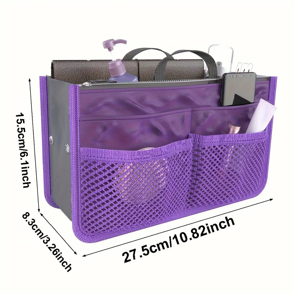 Bolsa Organizadora de Viaje y Cosméticos: Gran Capacidad y Portátil.