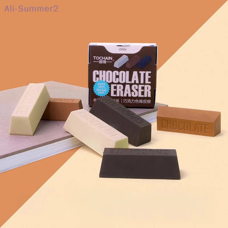 Set de Gomas de Borrar "Choco-Eraser" - Diseño Realista XL.
