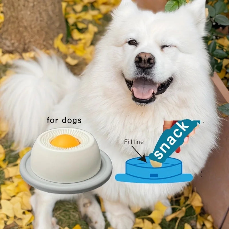 Plato de Lameo Relajante: Juguete Interactivo Anti-Ansiedad para Mascotas