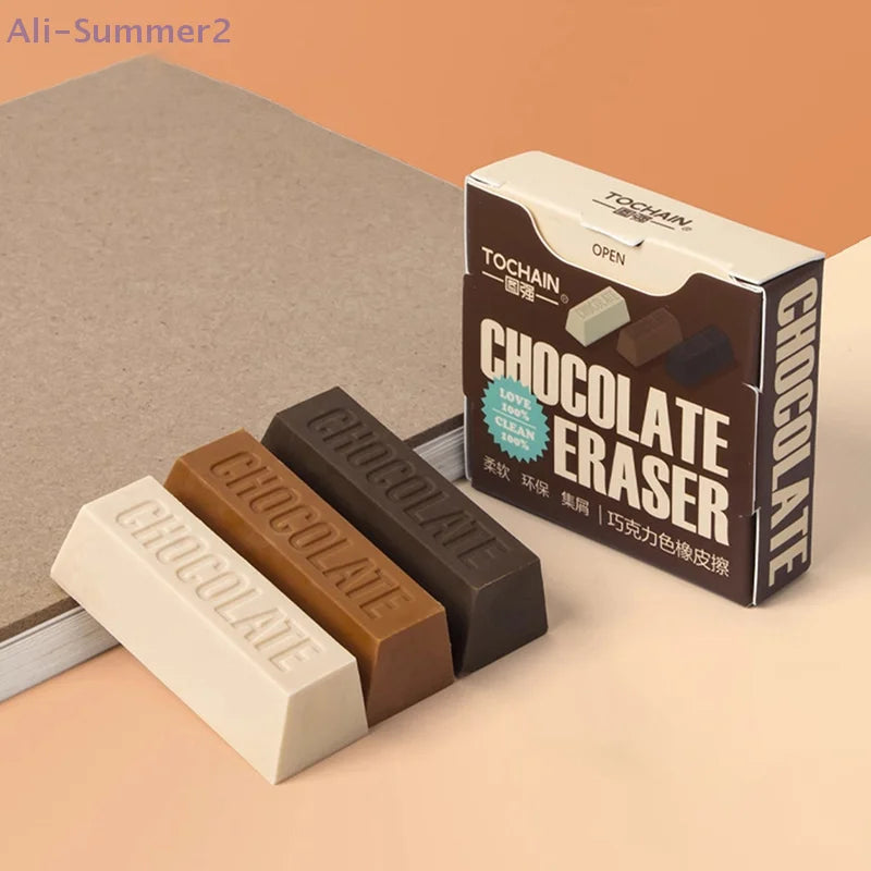 Set de Gomas de Borrar "Choco-Eraser" - Diseño Realista XL.
