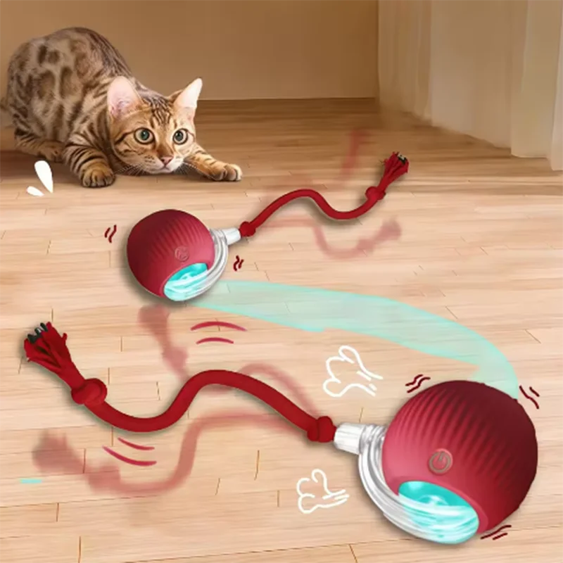 Pelota Inteligente Interactiva para Perros y Gatos - Sensor de Obstáculos y Movimiento Real