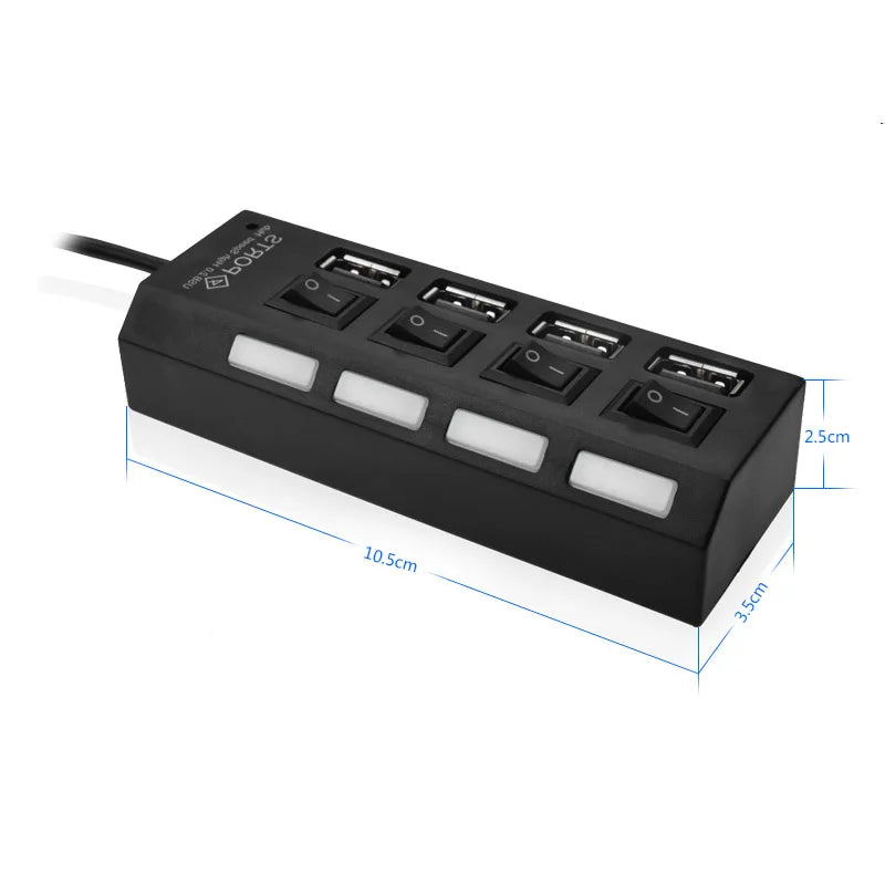 Hub USB 3.0 de alta velocidad con 4/7 puertos...