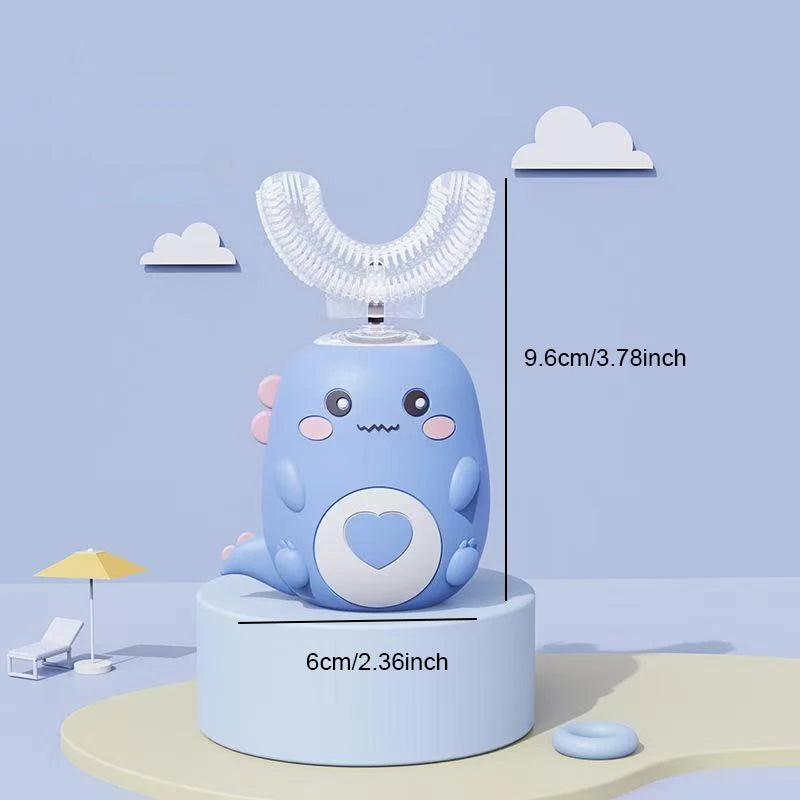 Cepillo Eléctrico 360° para Niños - Limpieza Automática en "U"