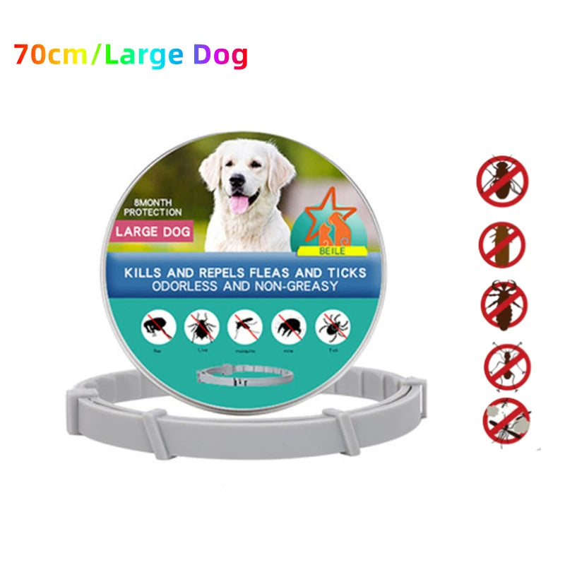 Collar Antipulgas y Garrapatas para Mascotas (8 Meses) - DarExpress™