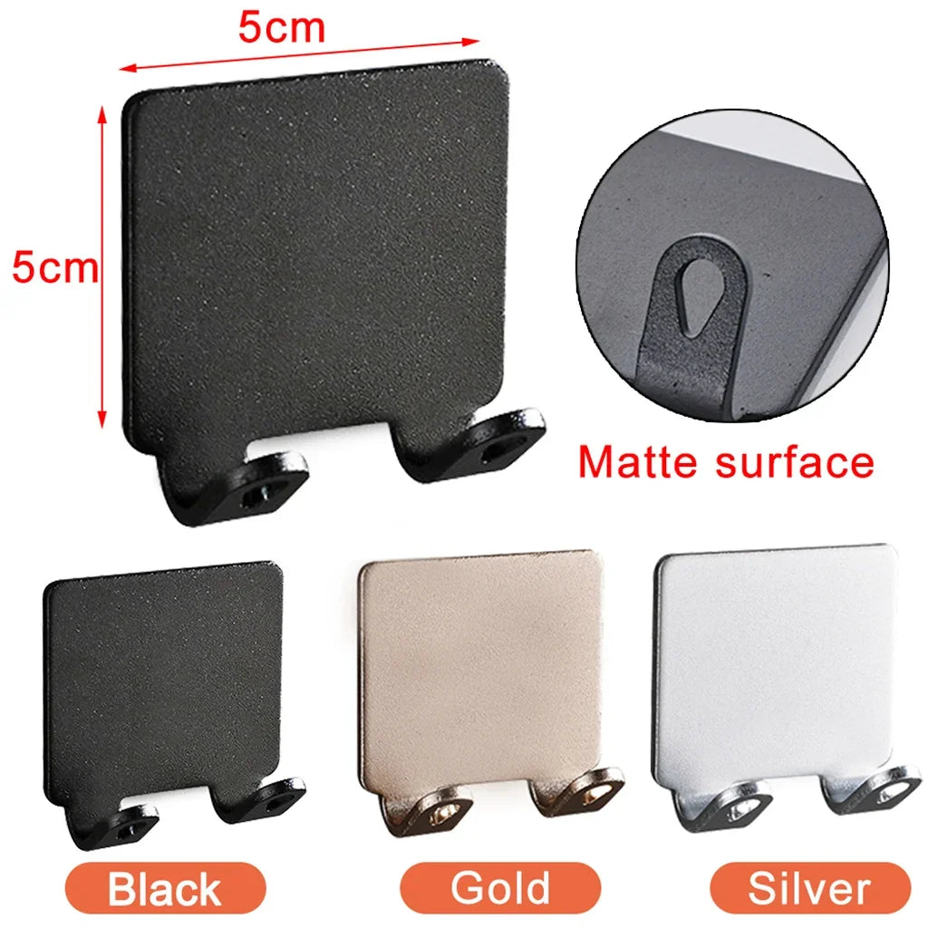 Soporte de Acero Inoxidable para Rastrillo - Adhesivo de Pared Sin Taladro