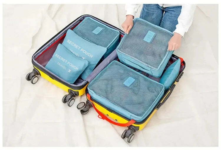 Set de Organizadores de Maleta (6 piezas)