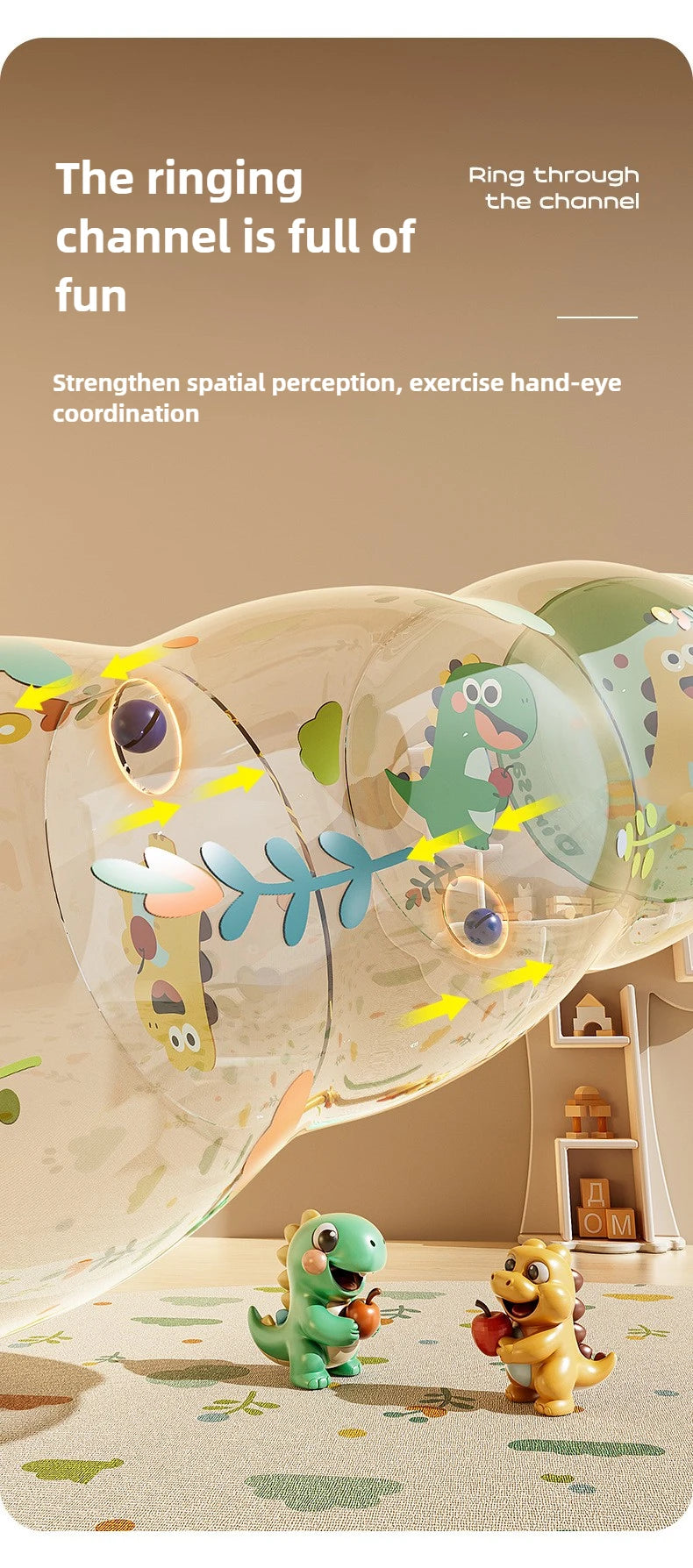 Rodillo Inflable de Gateo - Estimulación Temprana y Motricidad