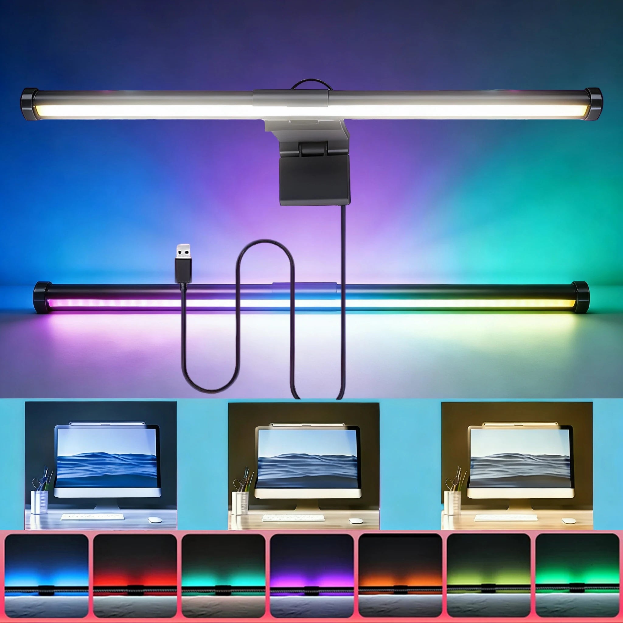 Barra de luz para monitor de escritorio...
