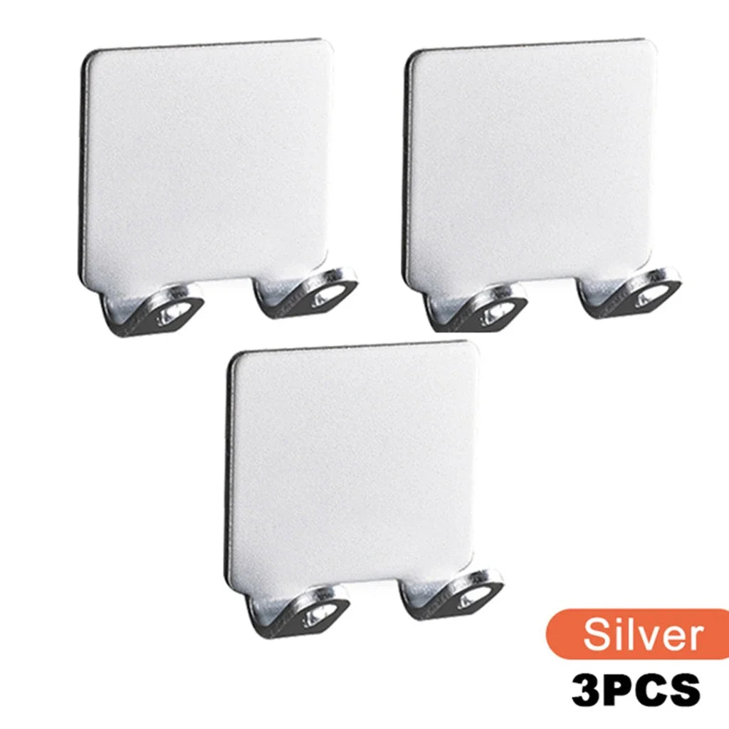 Soporte de Acero Inoxidable para Rastrillo - Adhesivo de Pared Sin Taladro