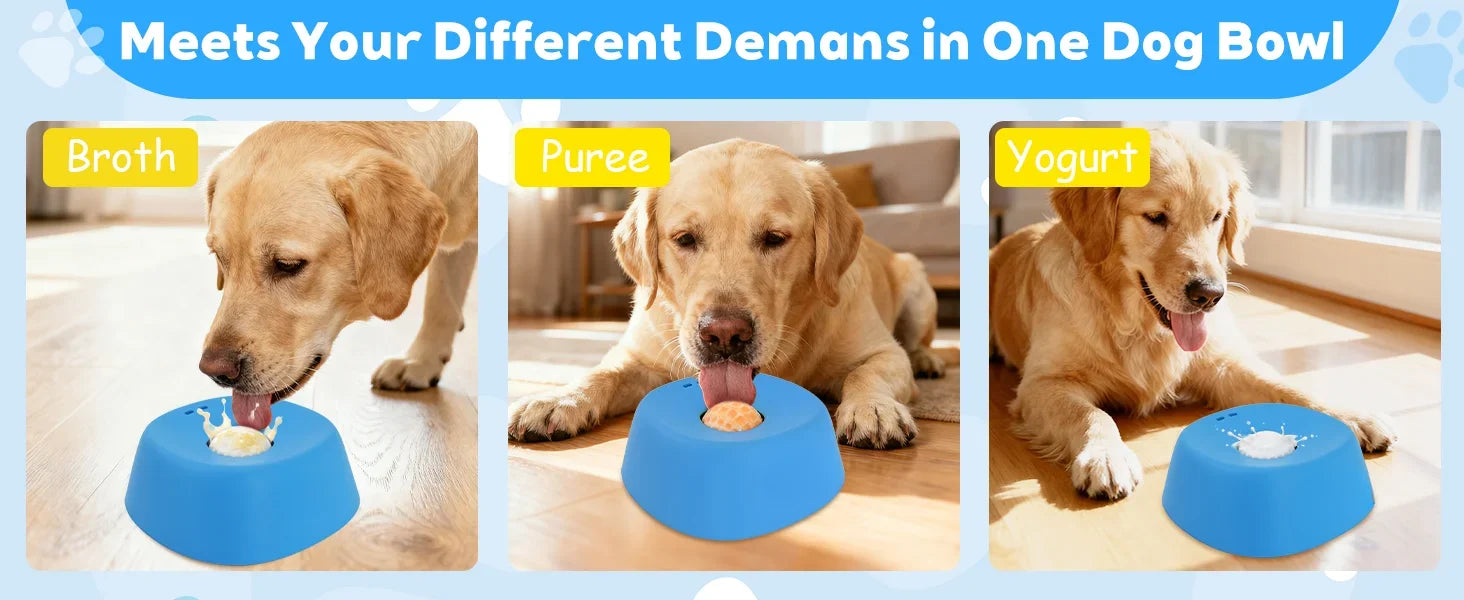 Comedero Lento Esférico "Lick-Ball" - Anti-Ansiedad para Perros.