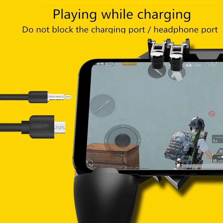 Gamepad Pro con Gatillos L1R1: Domina en Free Fire y PUBG