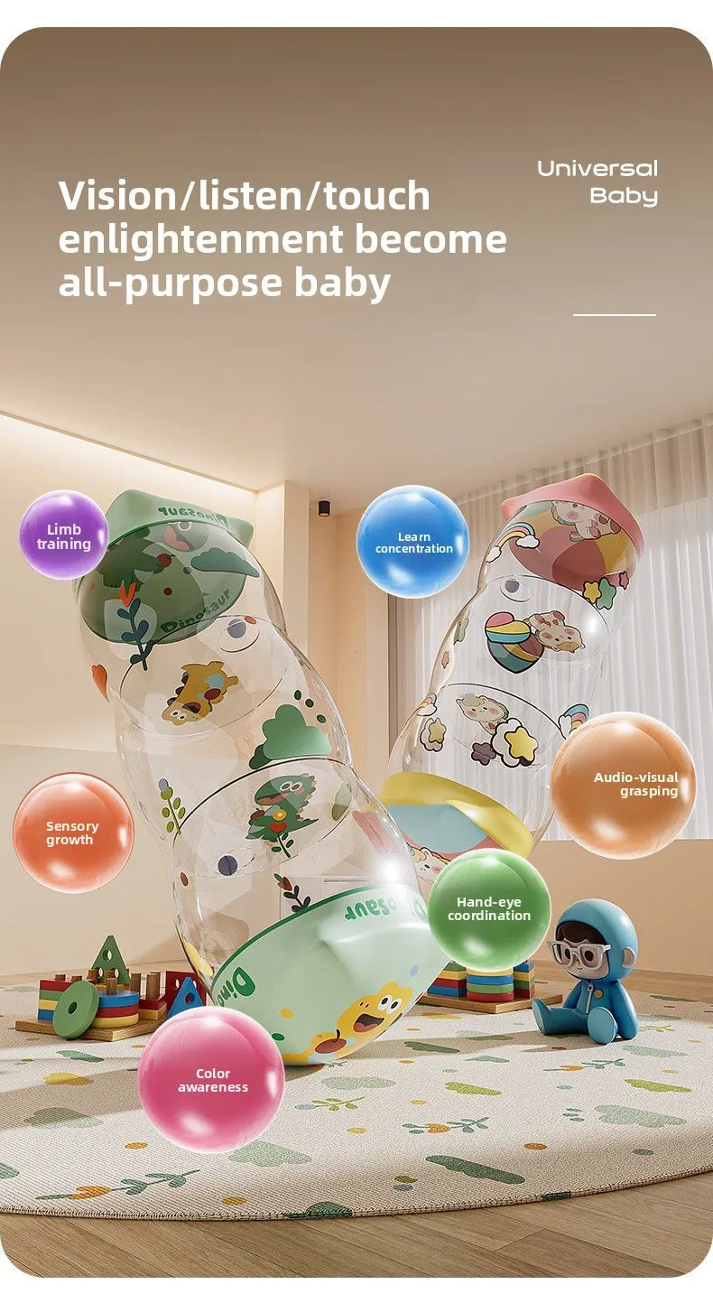 Rodillo Inflable de Gateo - Estimulación Temprana y Motricidad
