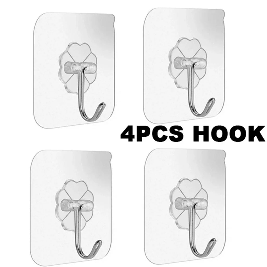 Soporte de Acero Inoxidable para Rastrillo - Adhesivo de Pared Sin Taladro