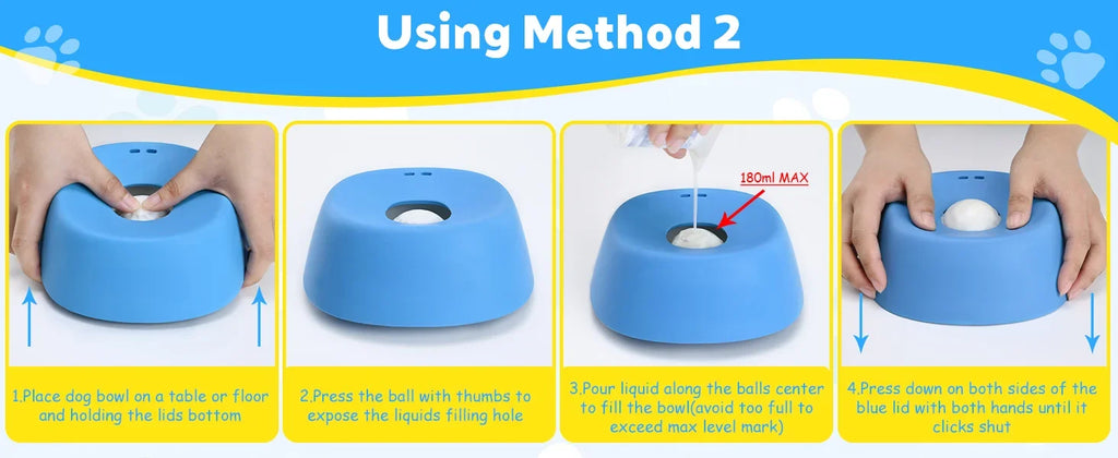 Comedero Lento Esférico "Lick-Ball" - Anti-Ansiedad para Perros.