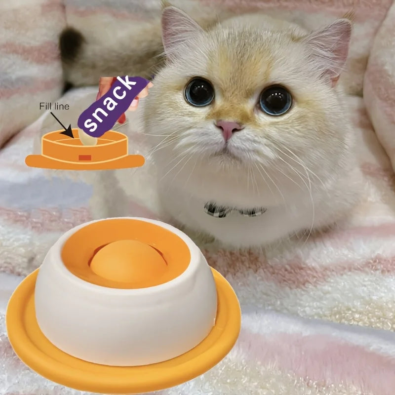 Plato de Lameo Relajante: Juguete Interactivo Anti-Ansiedad para Mascotas