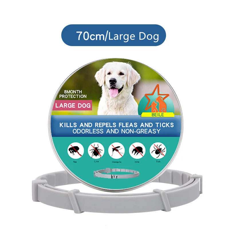 Collar Antipulgas y Garrapatas para Mascotas (8 Meses) - DarExpress™