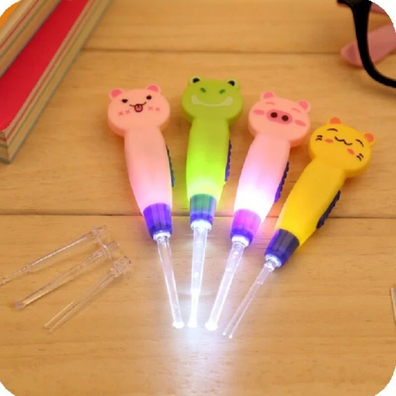Limpiador de Oídos con Luz LED para Bebés: Limpieza Segura y Precisa