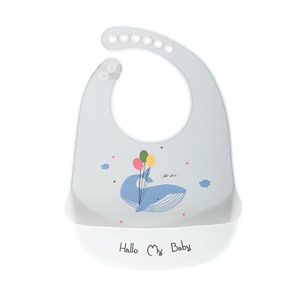 Babero Impermeable con Recolector de Migajas