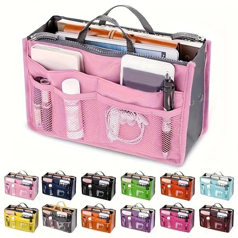 Bolsa Organizadora de Viaje y Cosméticos: Gran Capacidad y Portátil.