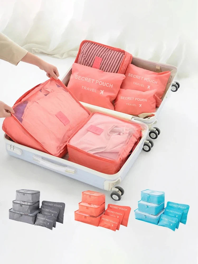 Set de Organizadores de Maleta (6 piezas)