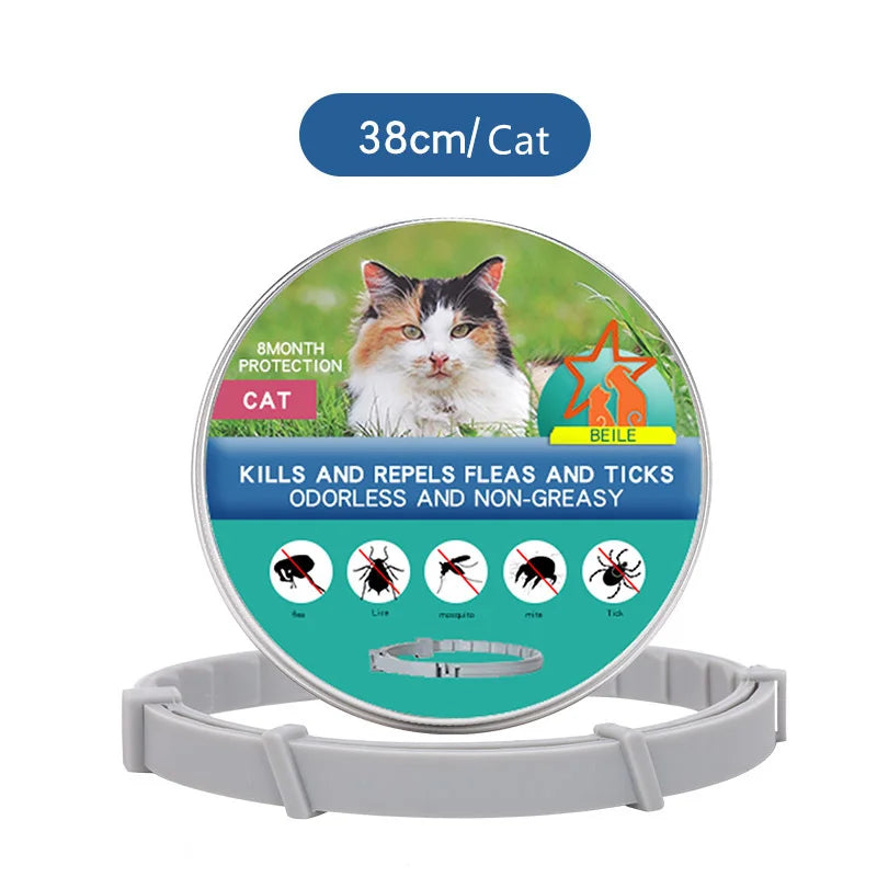 Collar Antipulgas y Garrapatas para Mascotas (8 Meses) - DarExpress™