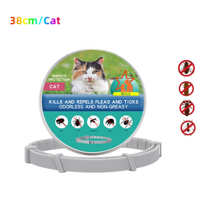 Collar Antipulgas y Garrapatas para Mascotas (8 Meses) - DarExpress™