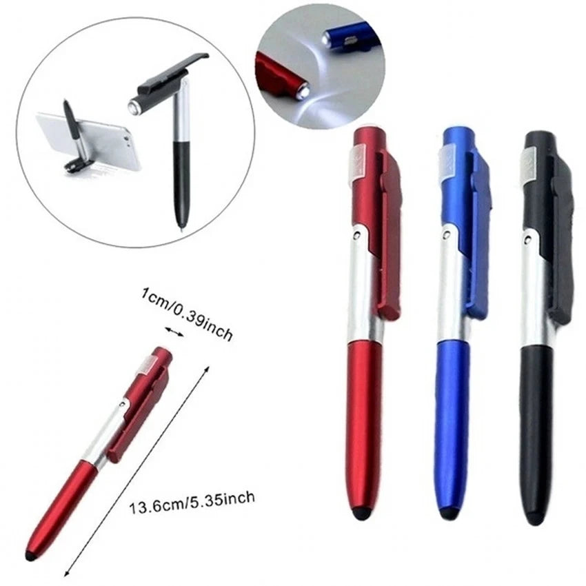 Pluma Táctica Multifunción 4 en 1