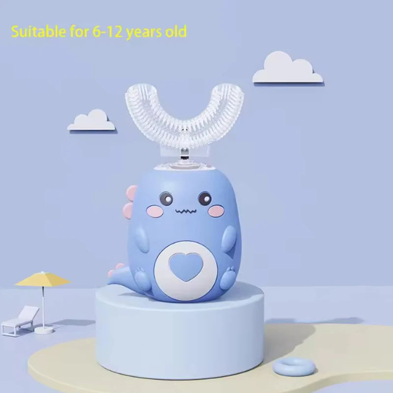 Cepillo Eléctrico 360° para Niños - Limpieza Automática en "U"