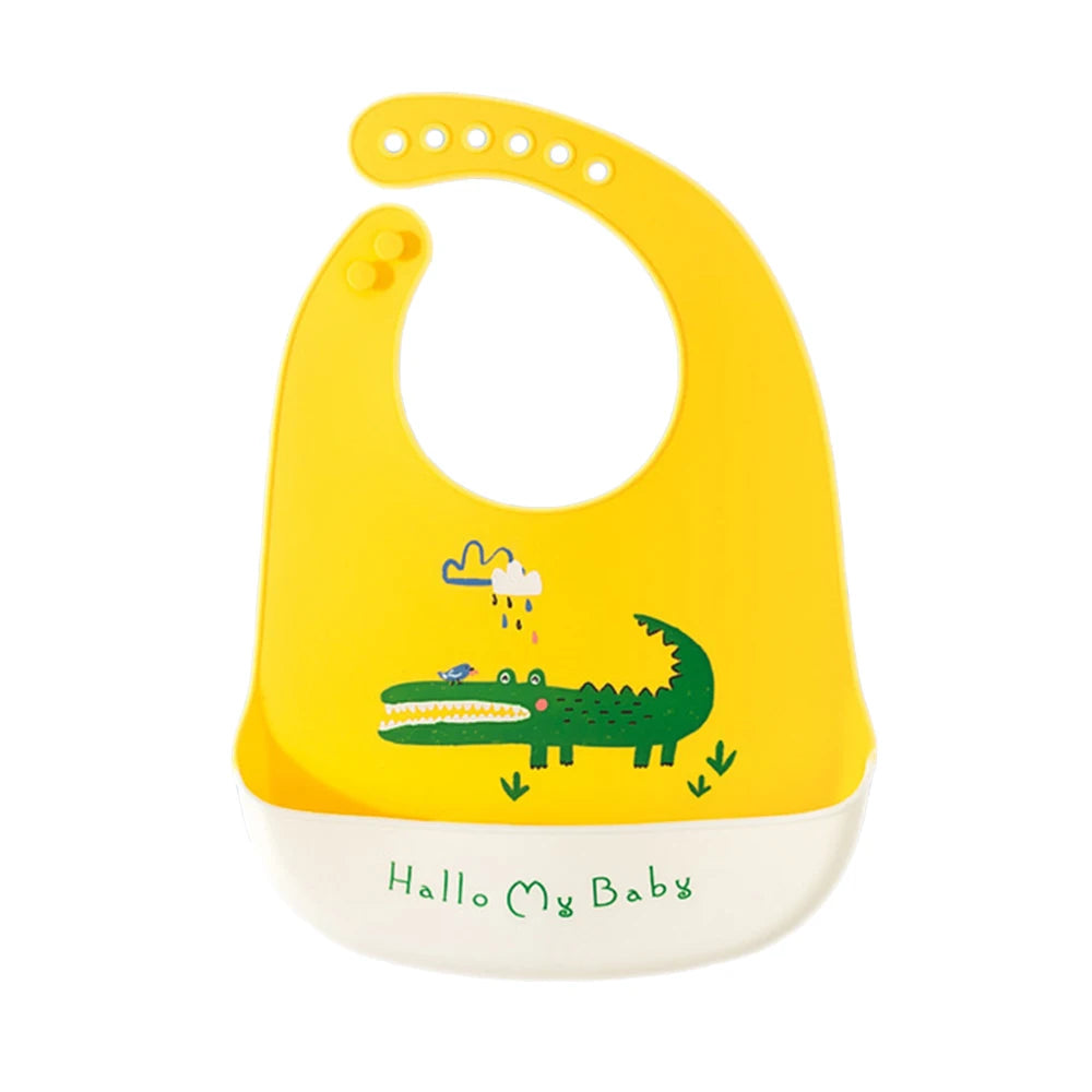 Babero Impermeable con Recolector de Migajas