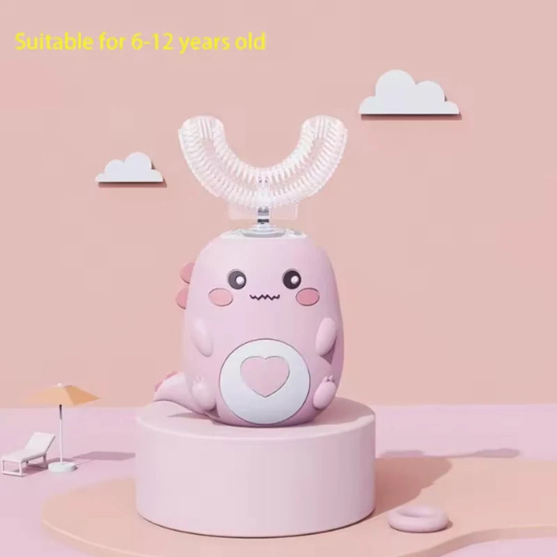 Cepillo Eléctrico 360° para Niños - Limpieza Automática en "U"