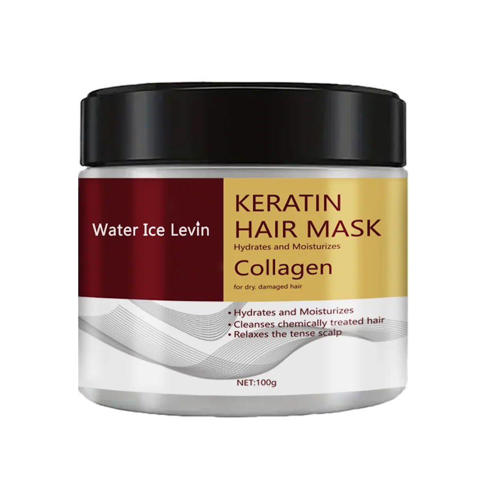 Mascarilla de Keratina y Colágeno - Reparación Intensiva y Brillo Espejo