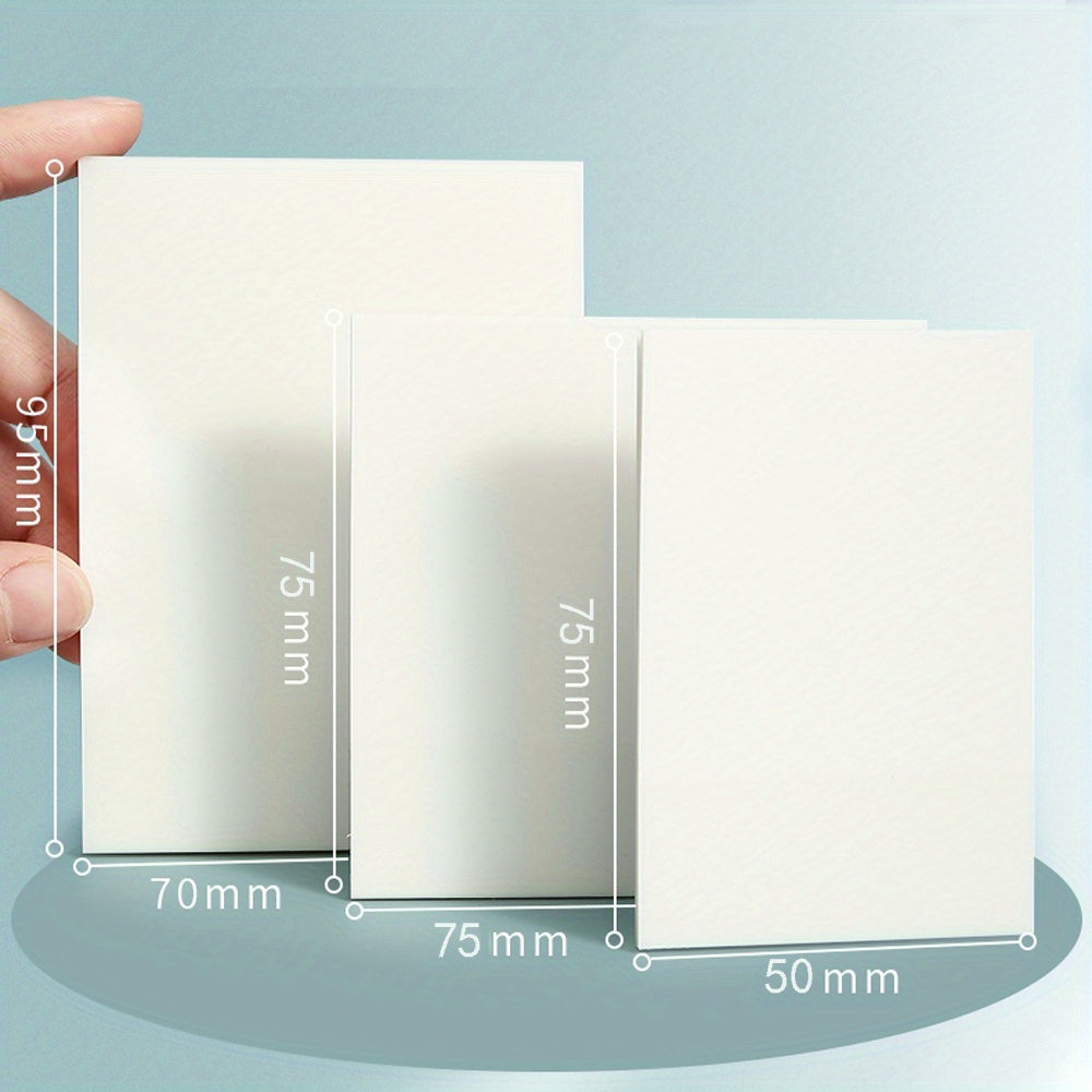 Notas Adhesivas Transparentes - Pack de 50 Hojas Impermeables.