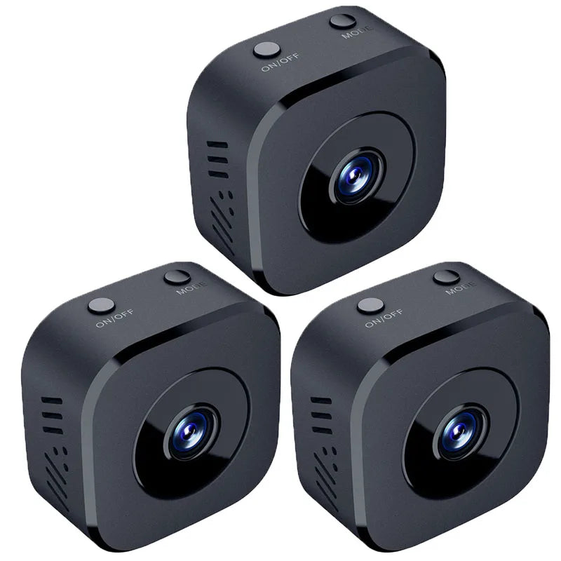 Set de Mini Cámara de Seguridad WiFi HD - Monitor de Bebé y Vigilancia Remota