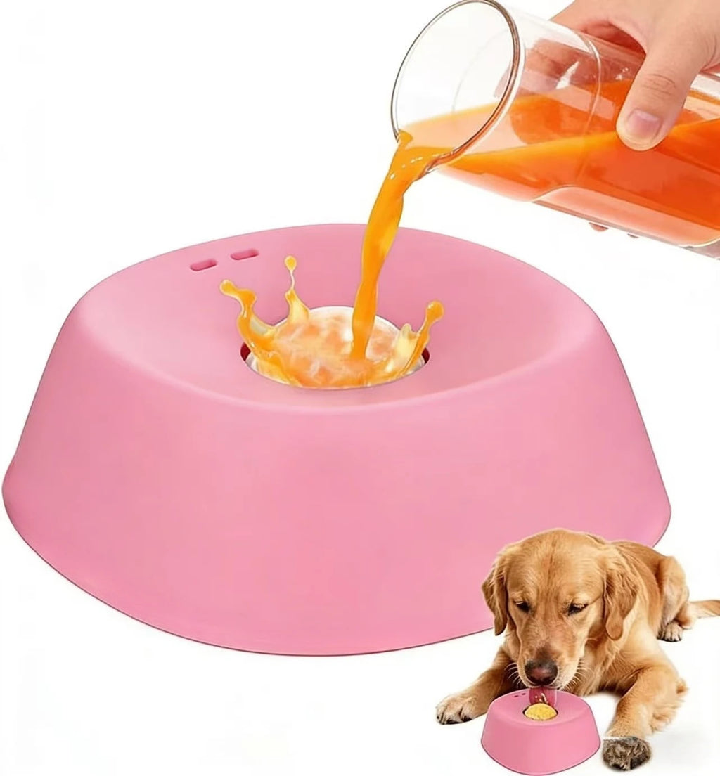Comedero Lento Esférico "Lick-Ball" - Anti-Ansiedad para Perros.