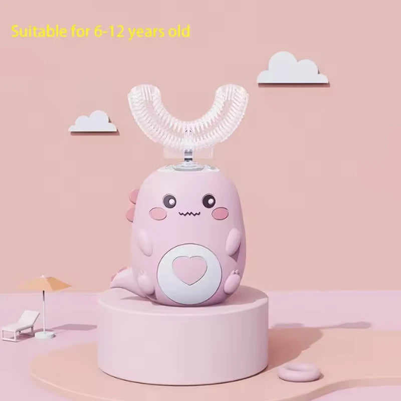 Cepillo Eléctrico 360° para Niños - Limpieza Automática en "U"