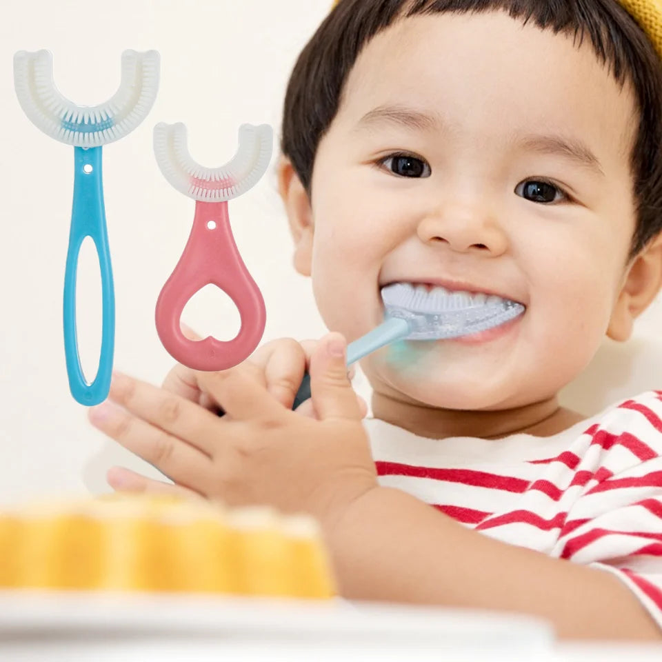Cepillo Dental 360° para Niños: Limpieza Total en Segundos