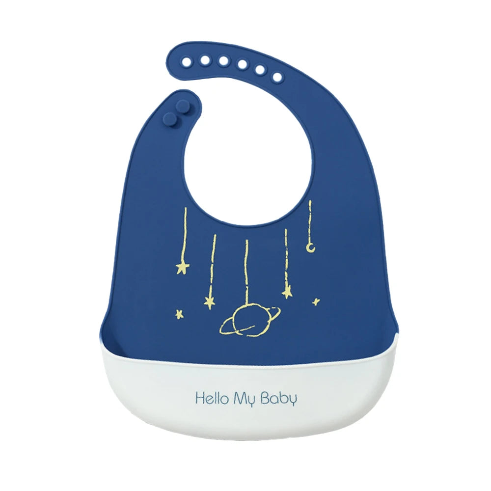 Babero Impermeable con Recolector de Migajas