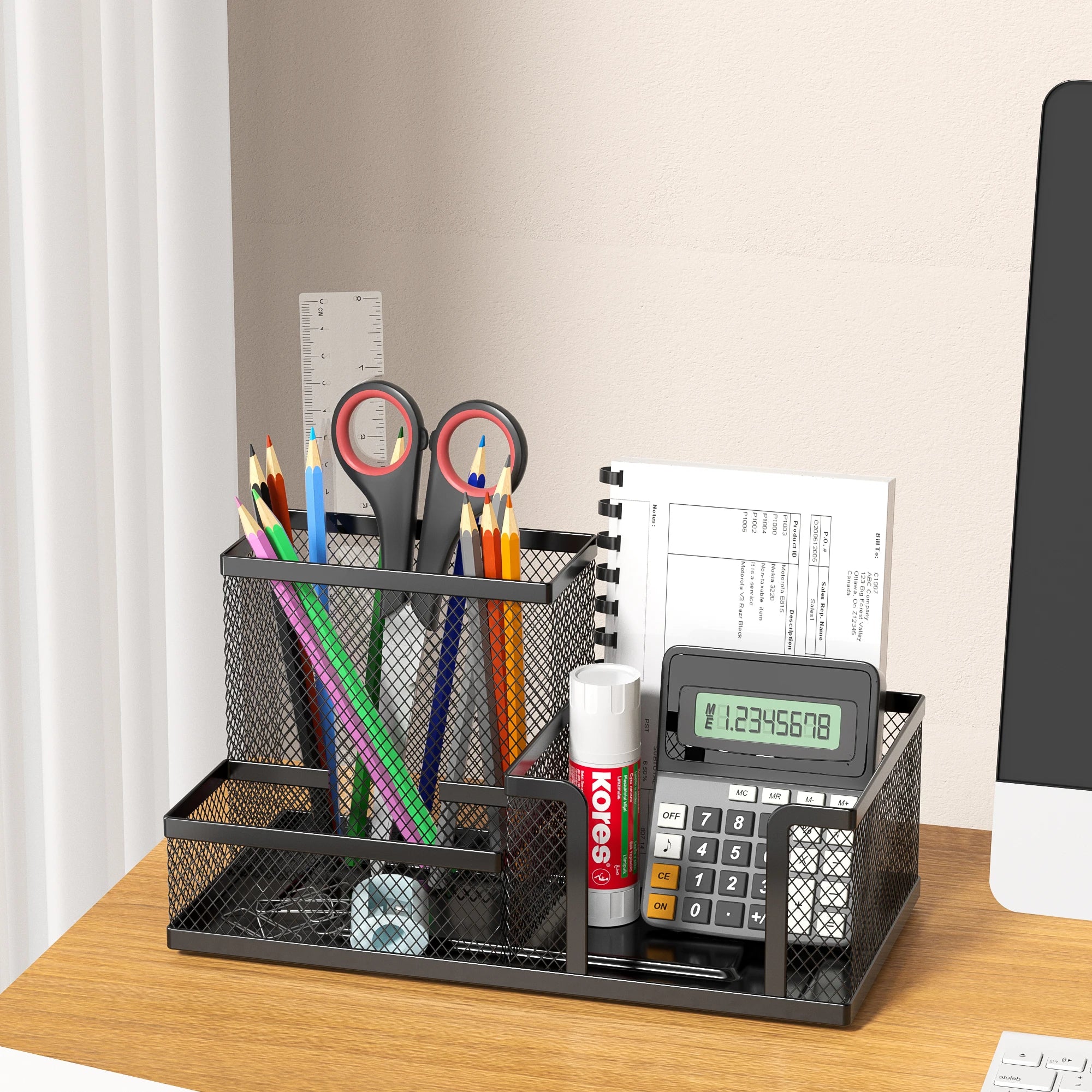 Organizador Metálico Pro de 3 Compartimentos