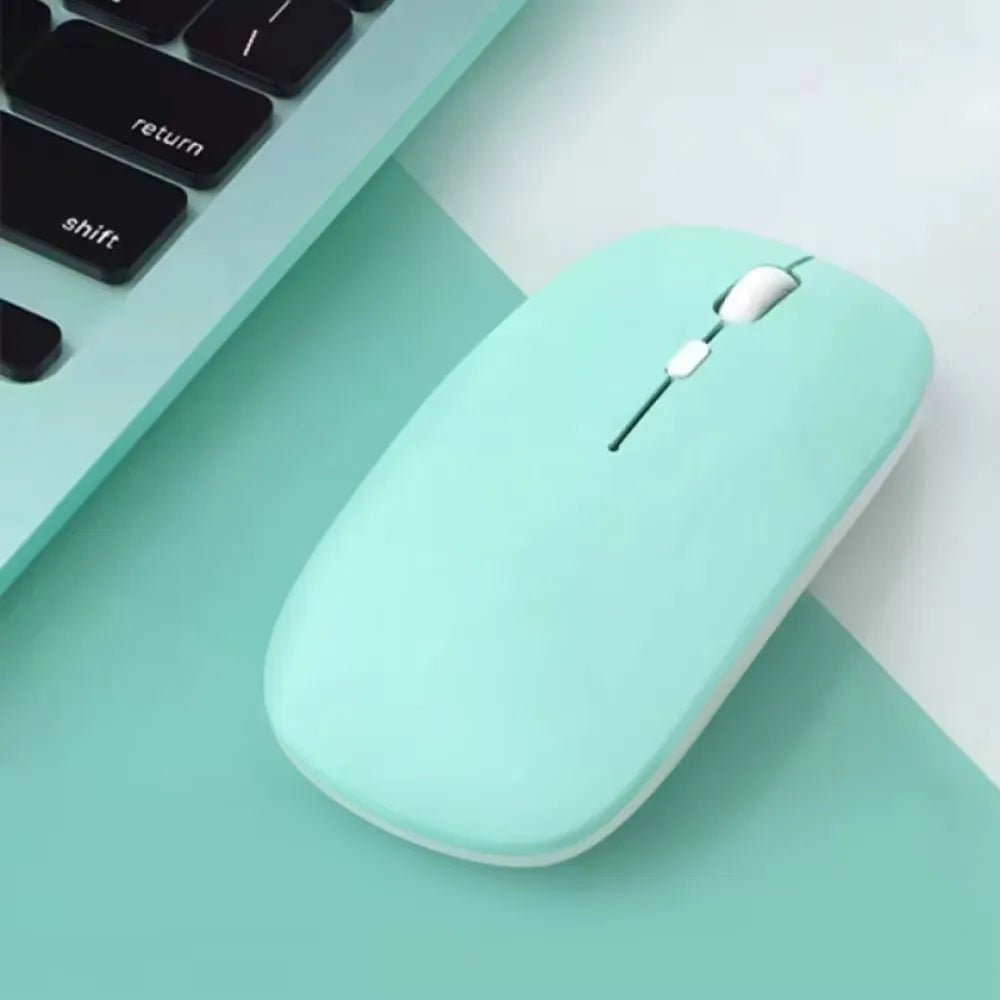 Mouse Inalámbrico Ultra Slim: Bluetooth y Clic Silencioso.