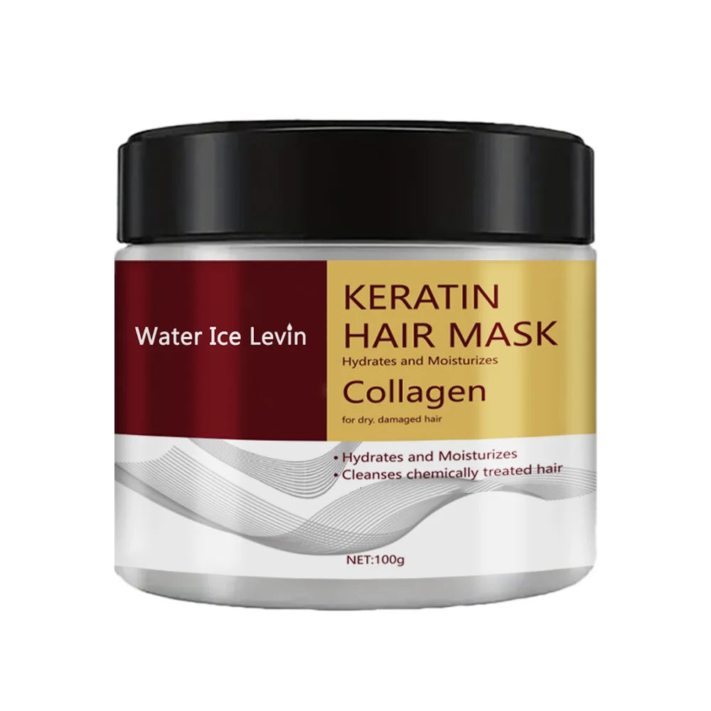 Mascarilla de Keratina y Colágeno - Reparación Intensiva y Brillo Espejo