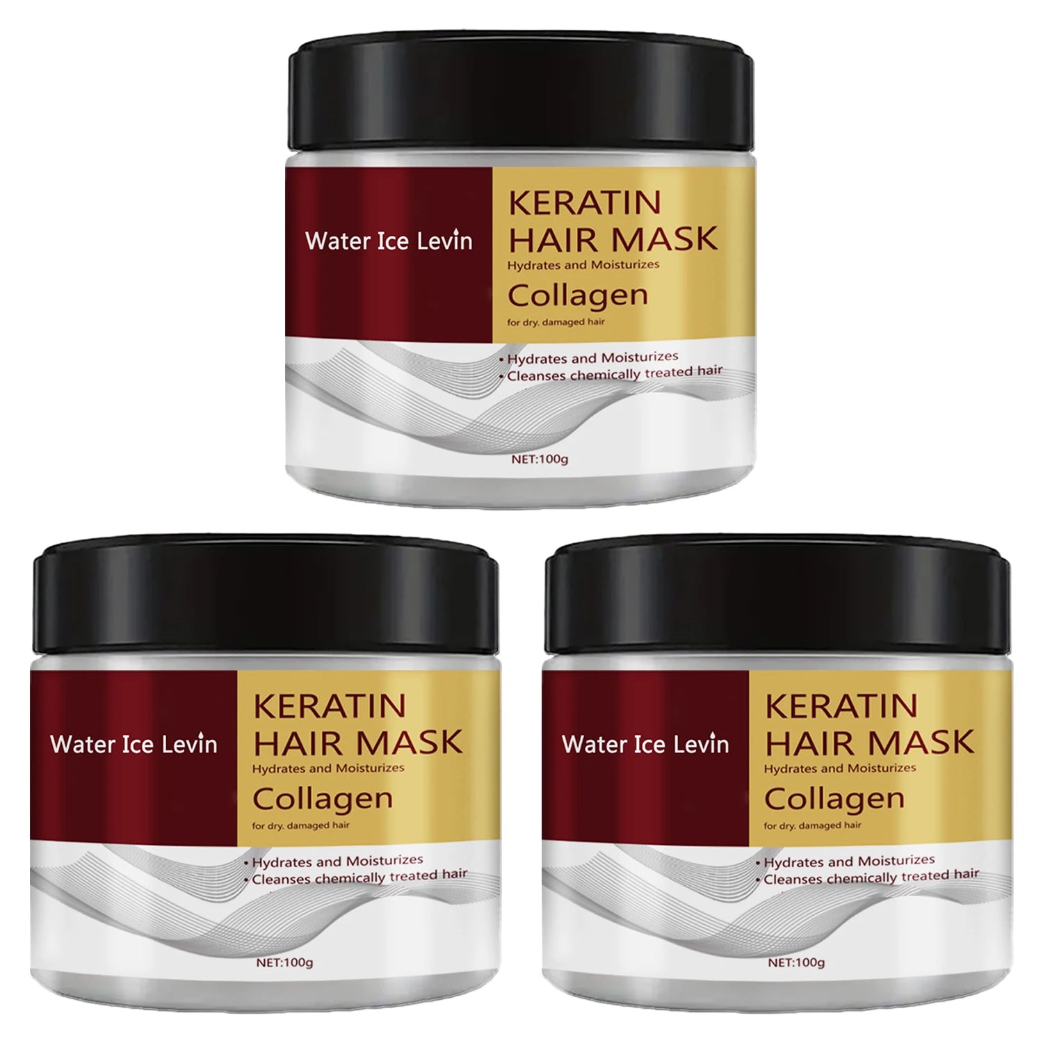 Mascarilla de Keratina y Colágeno - Reparación Intensiva y Brillo Espejo